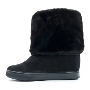 Guess Ankle Boots Fur Black Colour For Women