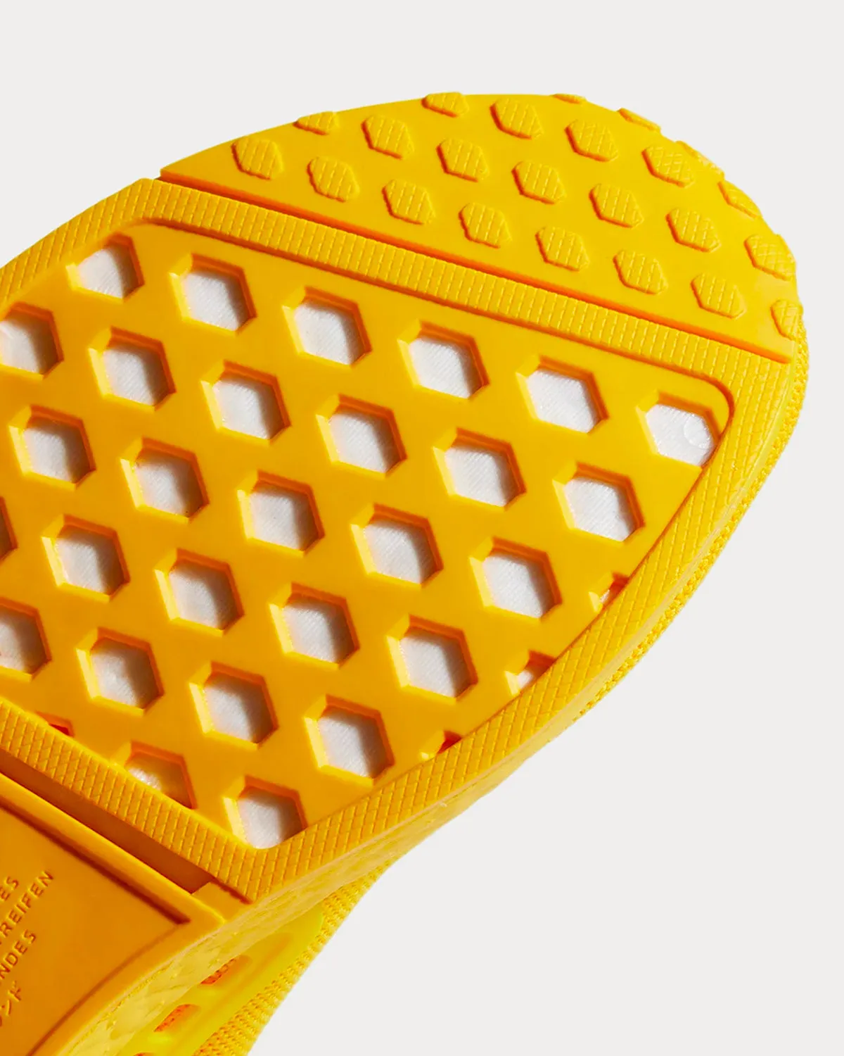 HU NMD Bold Gold, Yellow & Black Low Top Sneakers