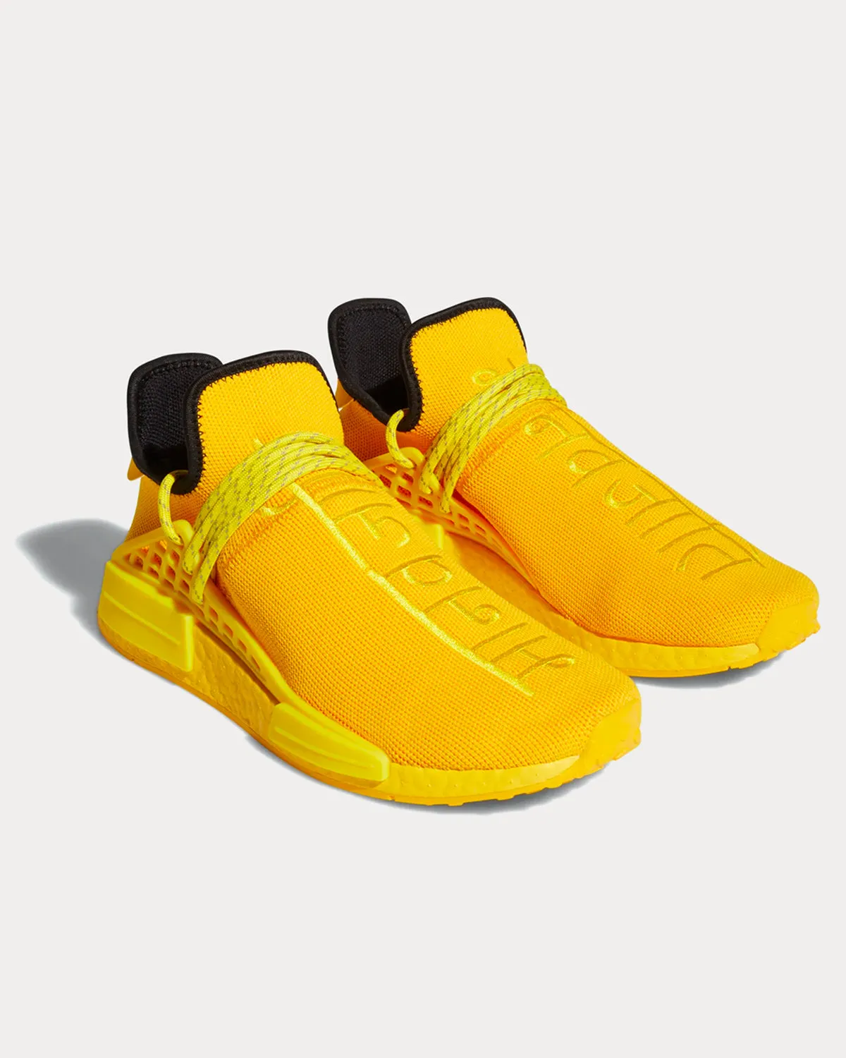 HU NMD Bold Gold, Yellow & Black Low Top Sneakers