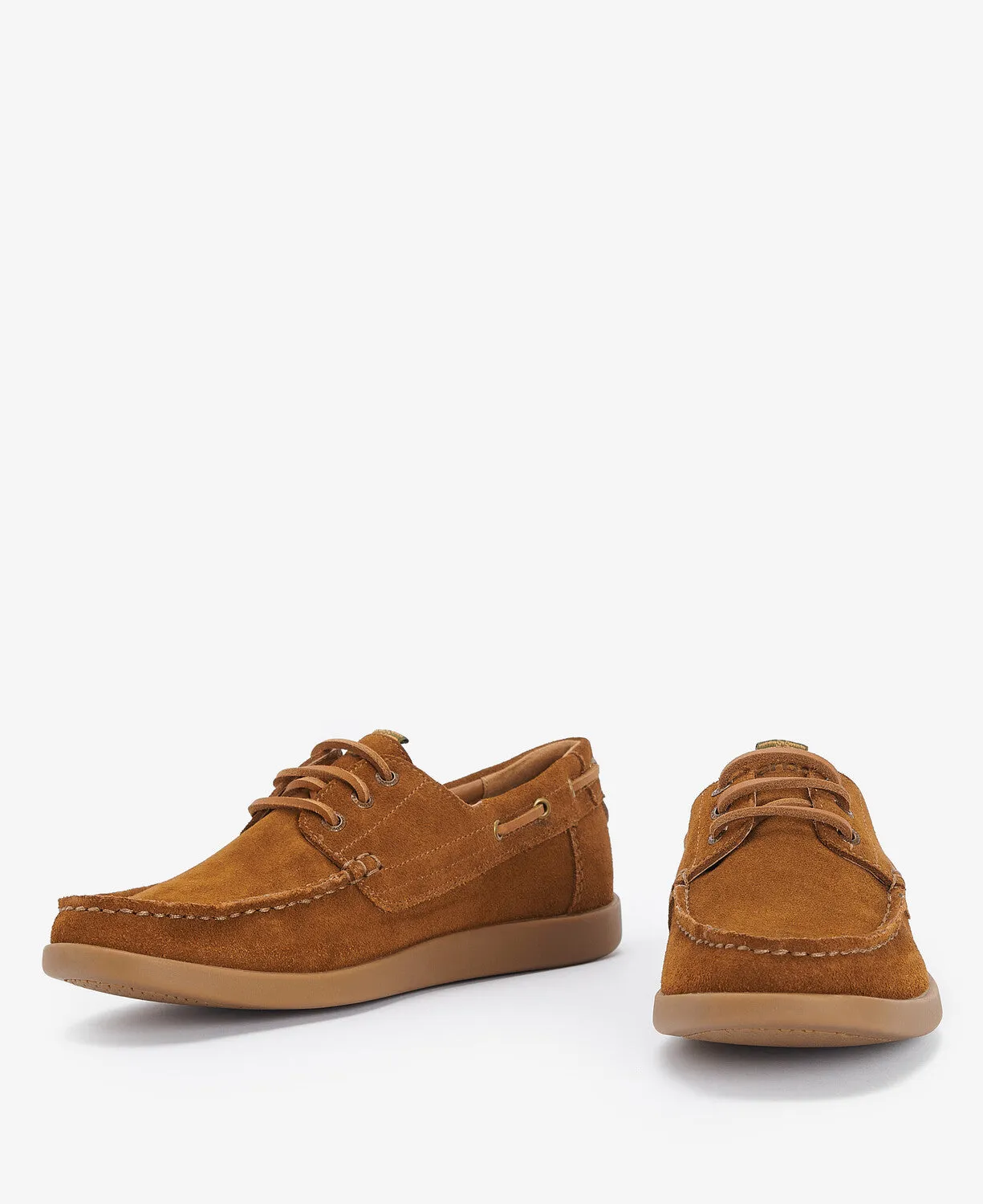 ID24498-Barbour Cognac Armada Boat Shoe Cognac