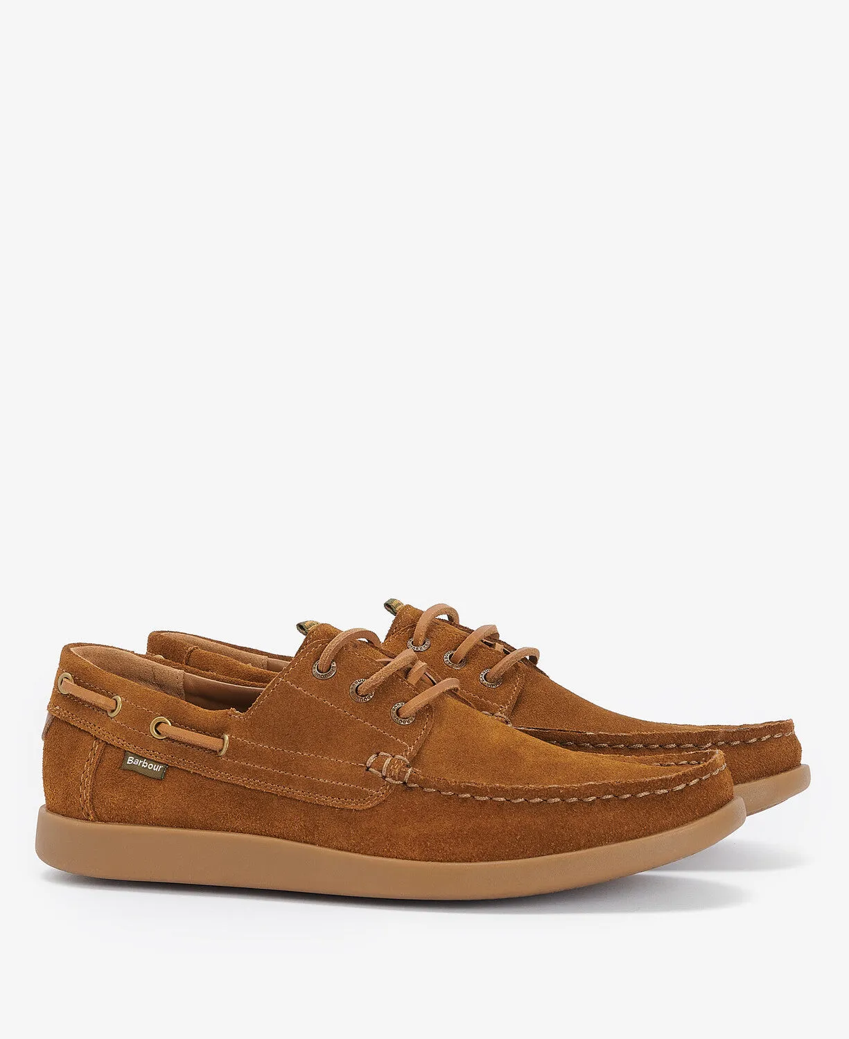 ID24498-Barbour Cognac Armada Boat Shoe Cognac
