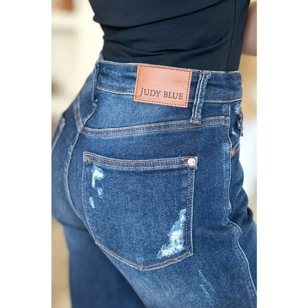 It's Heavy Distressed Rigid Magic Judy Blue Jeans
