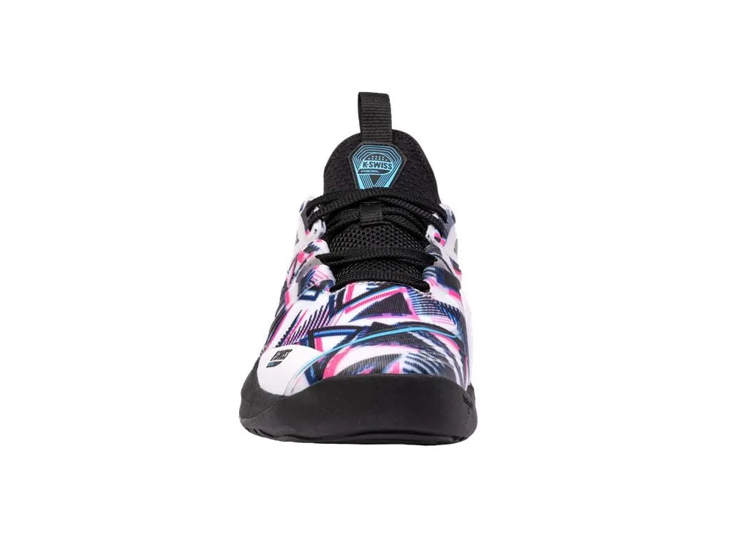 K-Swiss Speedtrac Badminton Shoes - White / Black / Neon Pink