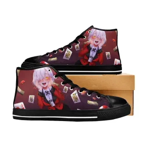Kakegurui Compulsive Gambler Chartreux Westia Shoes High Top Sneakers for Kids and Adults