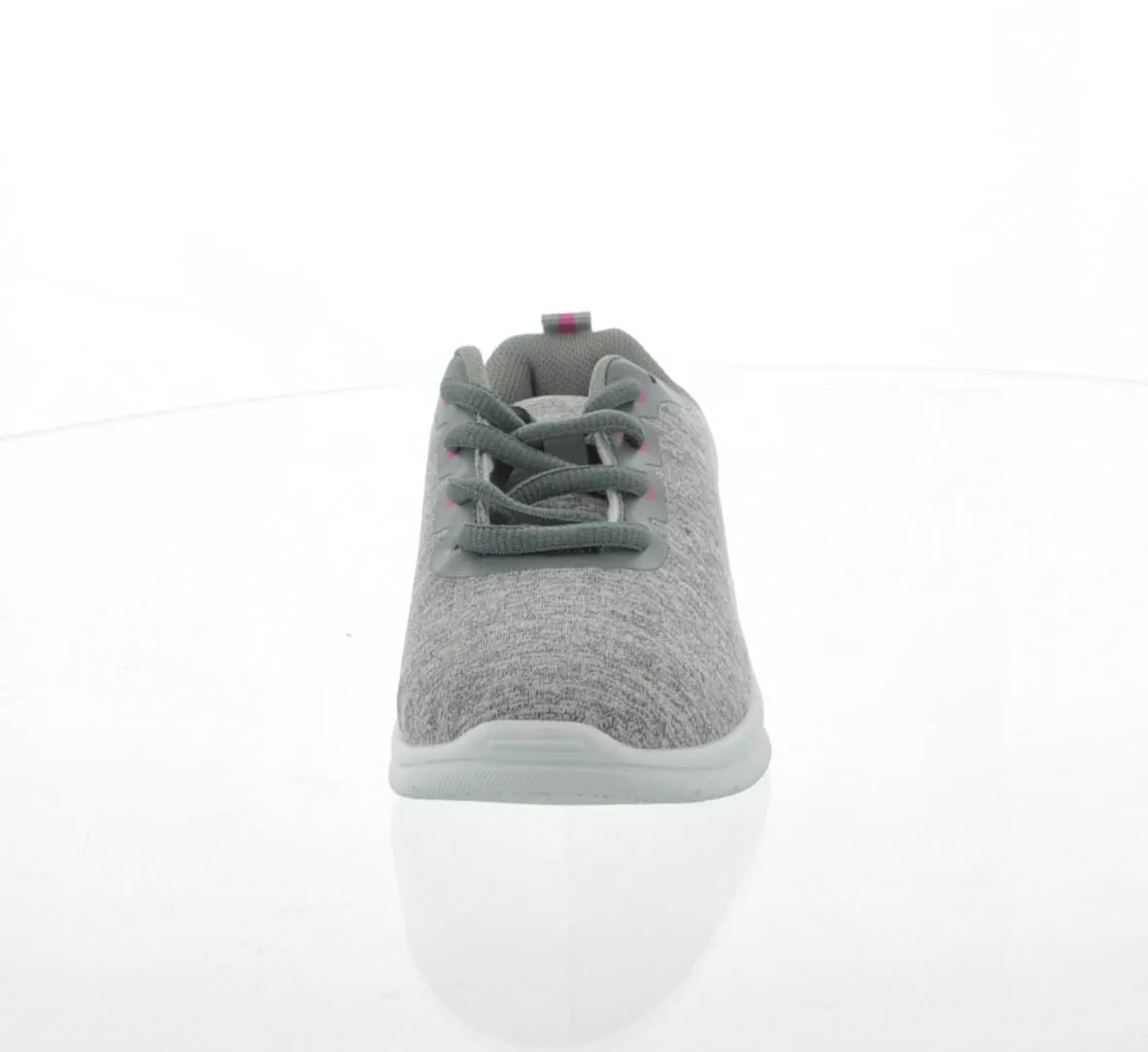 KID'S SHOES LIGHT GRAY FABRIC TENNIS SNEAKERS 1884K