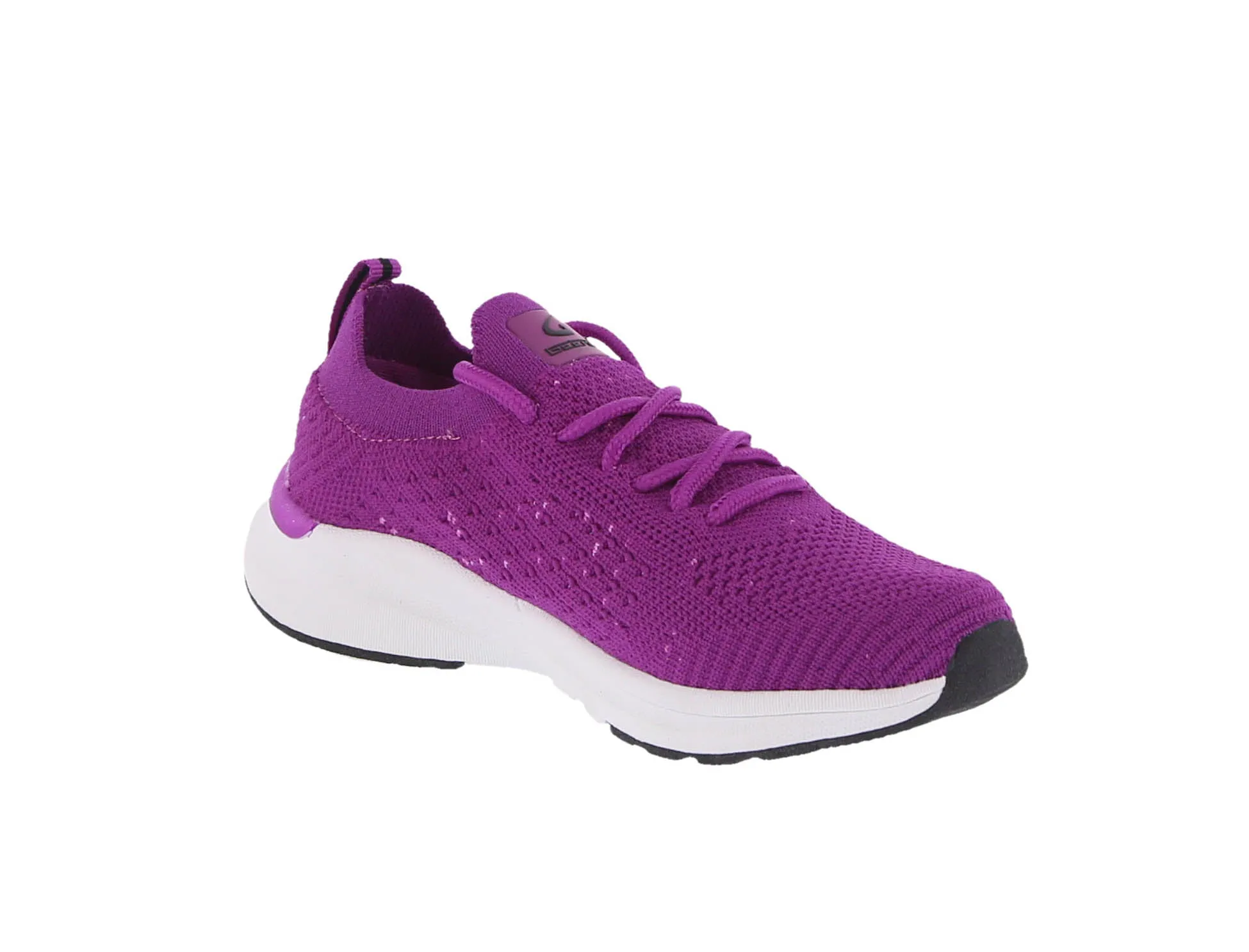 KID'S SHOES PURPLE FABRIC TENNIS SNEAKERS 4131K