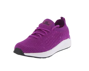 KID'S SHOES PURPLE FABRIC TENNIS SNEAKERS 4131K