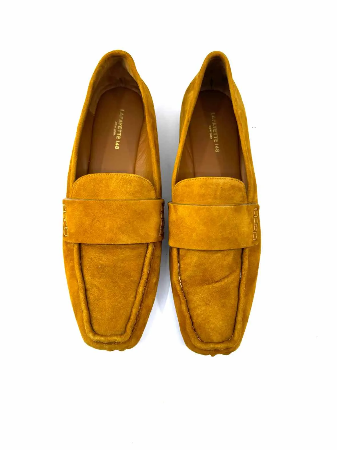 LAFAYETTE 148 Size 11 Camel Suede Loafers