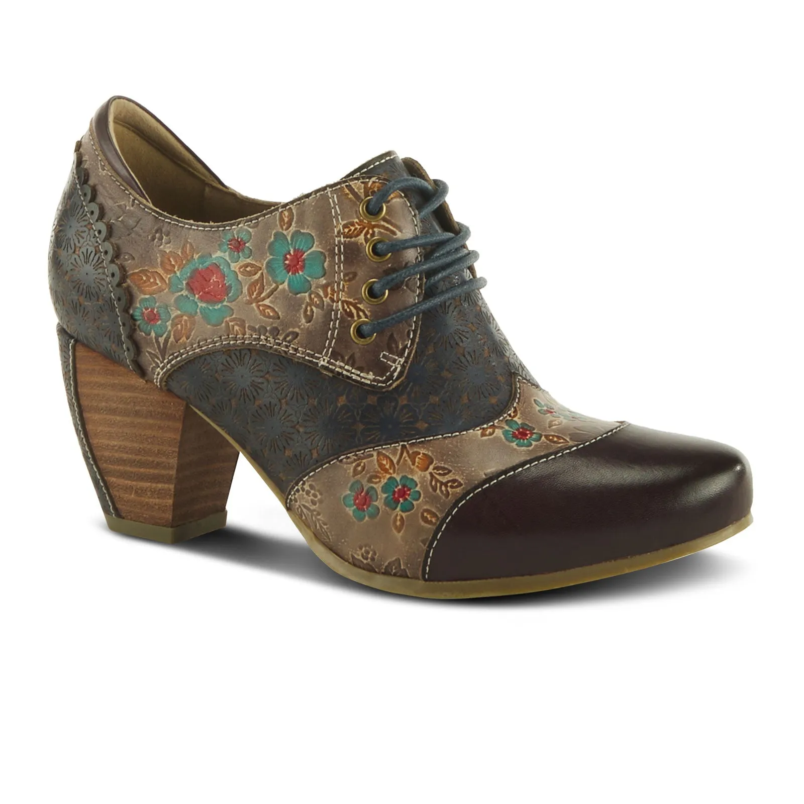 L'Artiste Adelvice-Fleur Ankle Bootie (Women) - Dark Plum