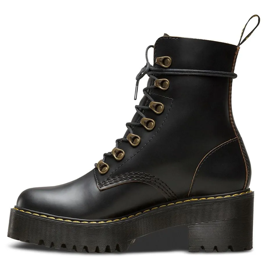 Leona Smooth Leather Women's Block Heeled Boots