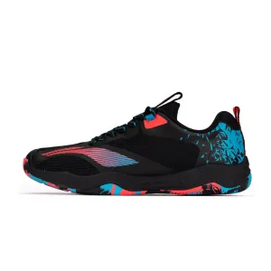 Li-Ning Hypersonic Badminton Shoes - Black/Orange/Blue