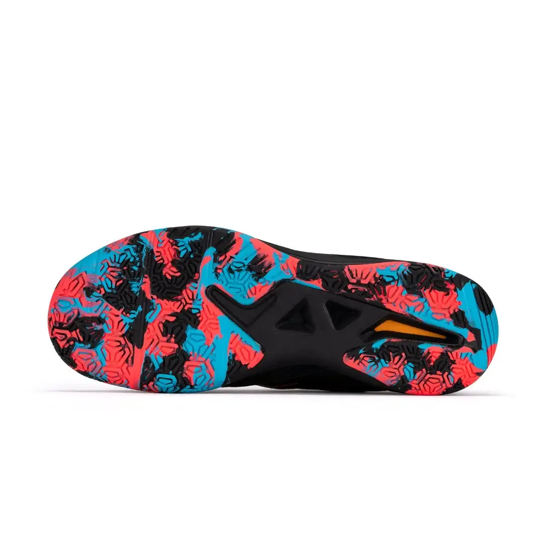 Li-Ning Hypersonic Badminton Shoes - Black/Orange/Blue
