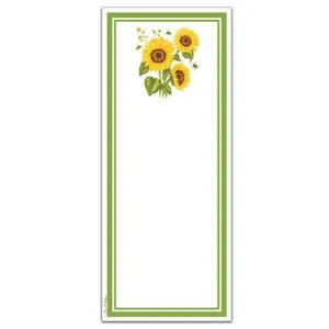 Magnetic Note Pad | Sunflower
