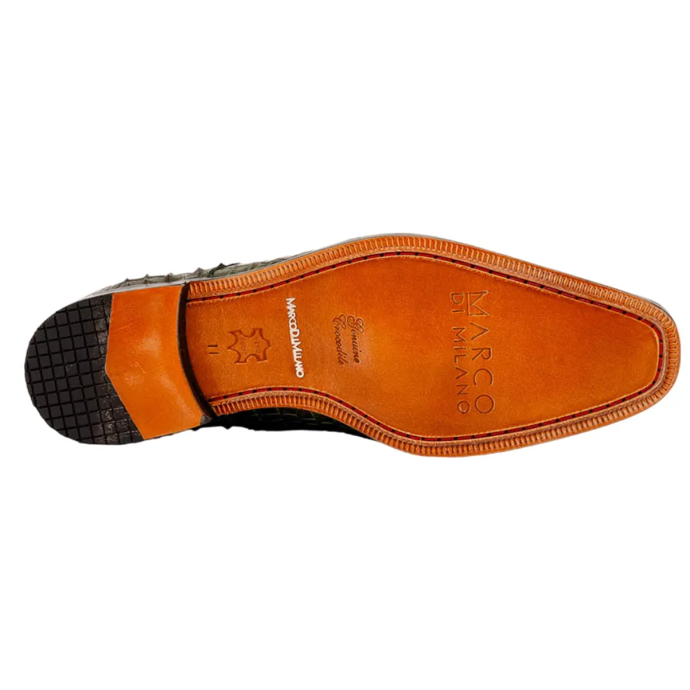 Marco Di Milano Nilo Niloticus and Leather Forest Green