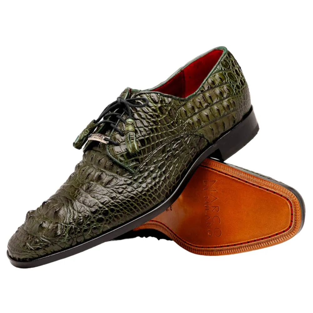 Marco Di Milano Nilo Niloticus and Leather Forest Green