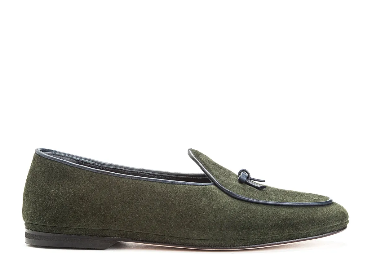 Marphy Loafer Green Velour