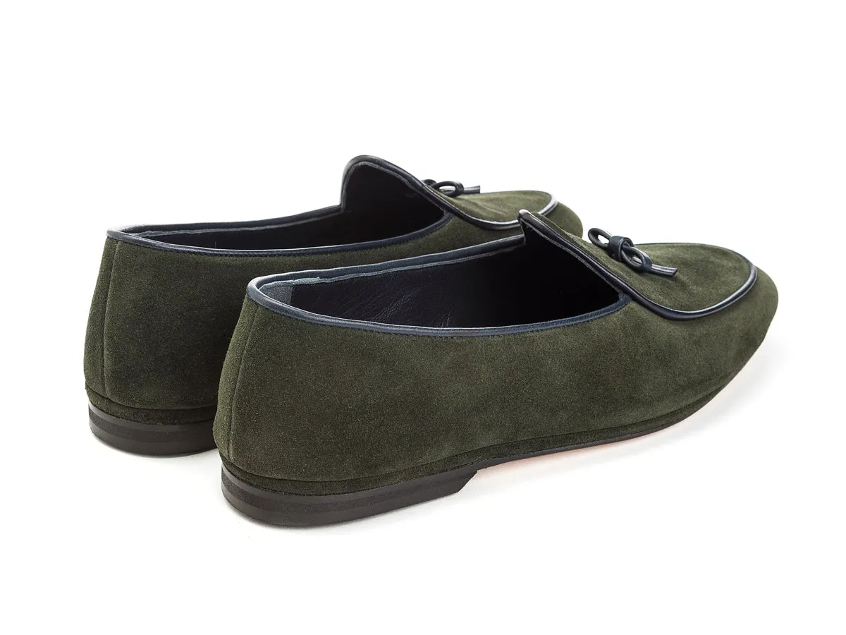 Marphy Loafer Green Velour