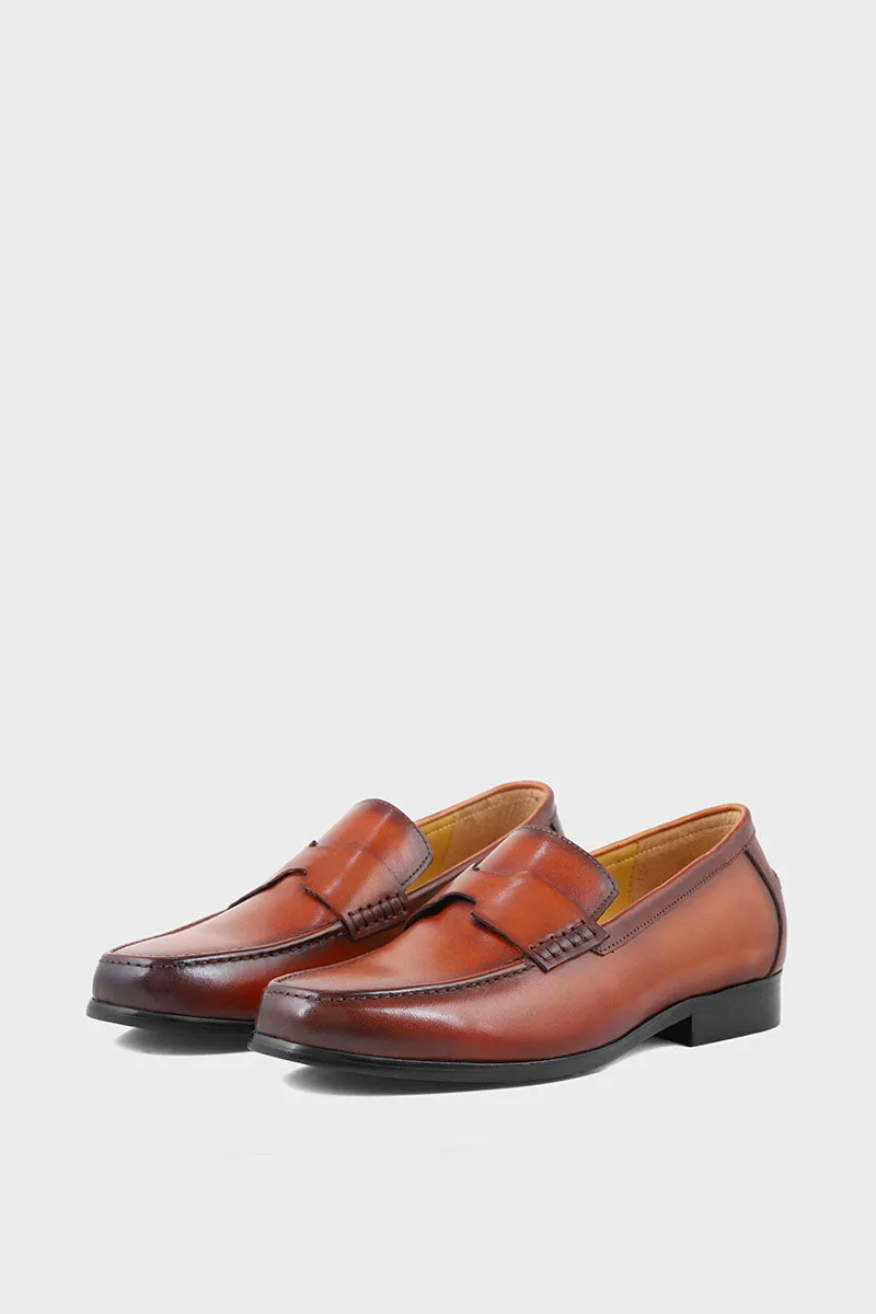 Men Formal Loafers M38106-Brown