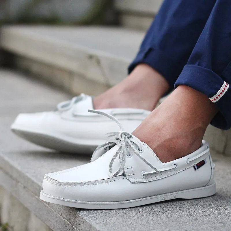 Men Shoes Fashion Loafers Men Comfy Leather Drive Footwear Casual Men's Boat Footwear Slip on Shoes Leisure Walk Lazy Shoes