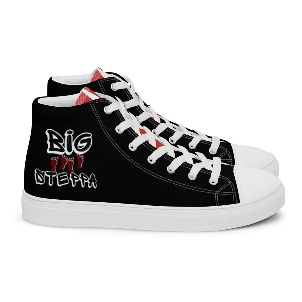 Men’s high top canvas shoes