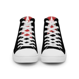 Men’s high top canvas shoes