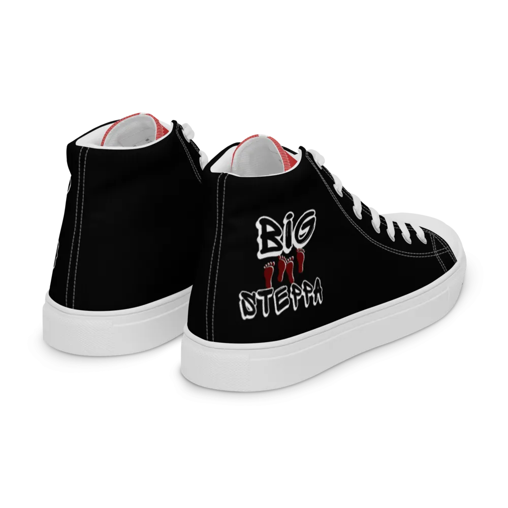 Men’s high top canvas shoes