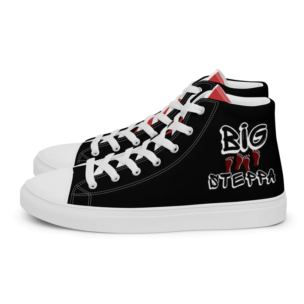 Men’s high top canvas shoes