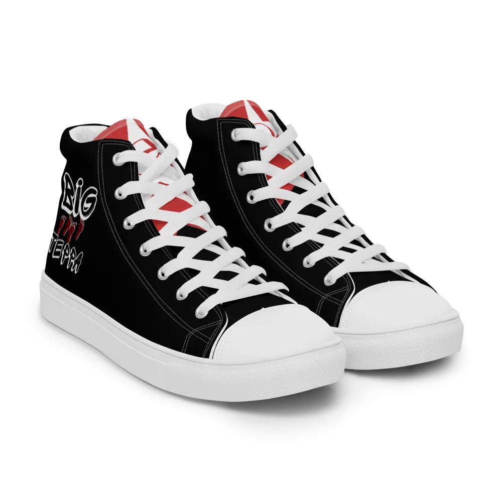 Men’s high top canvas shoes