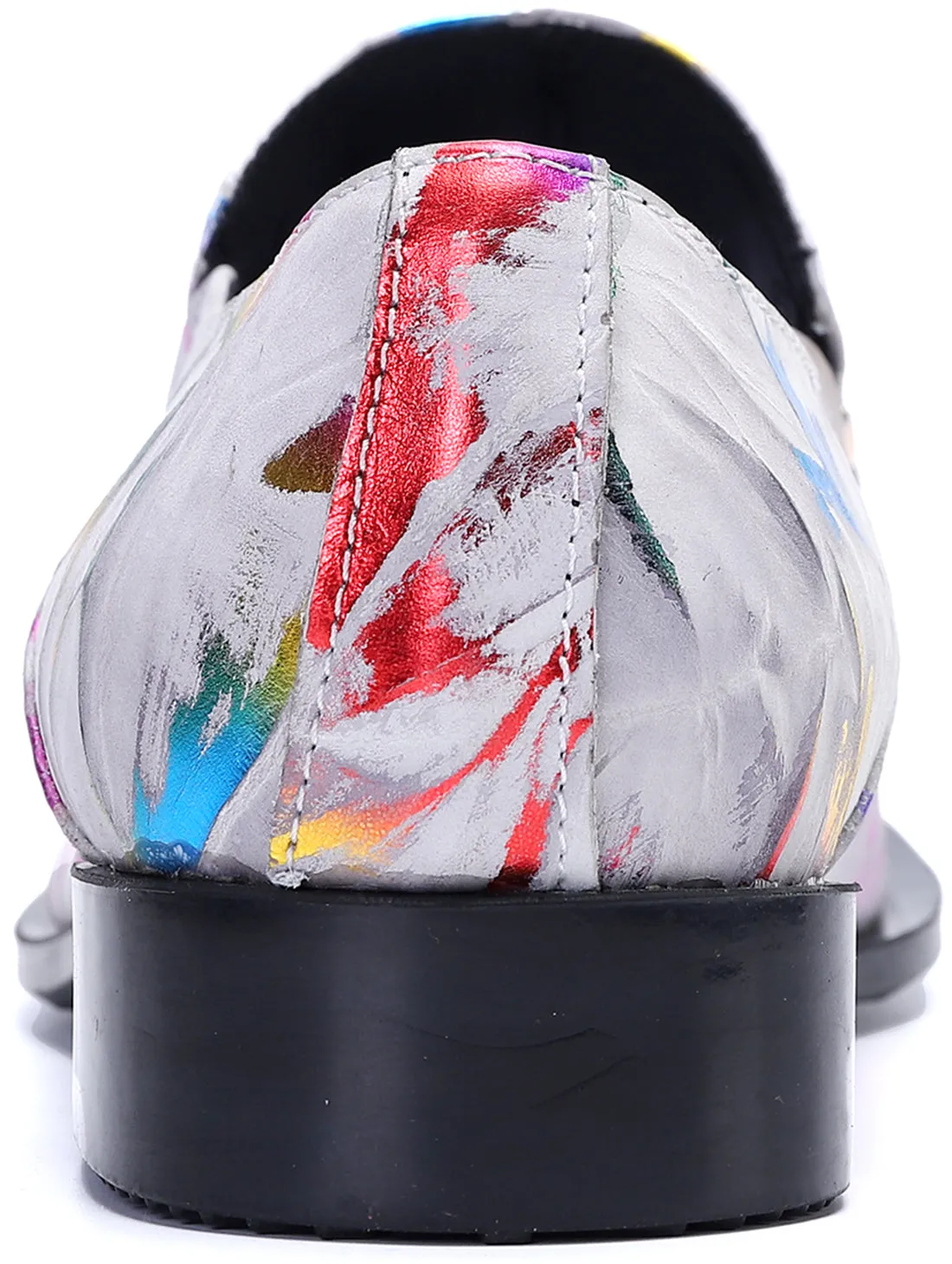 Men's Metal Tip Western Colorful Loafers