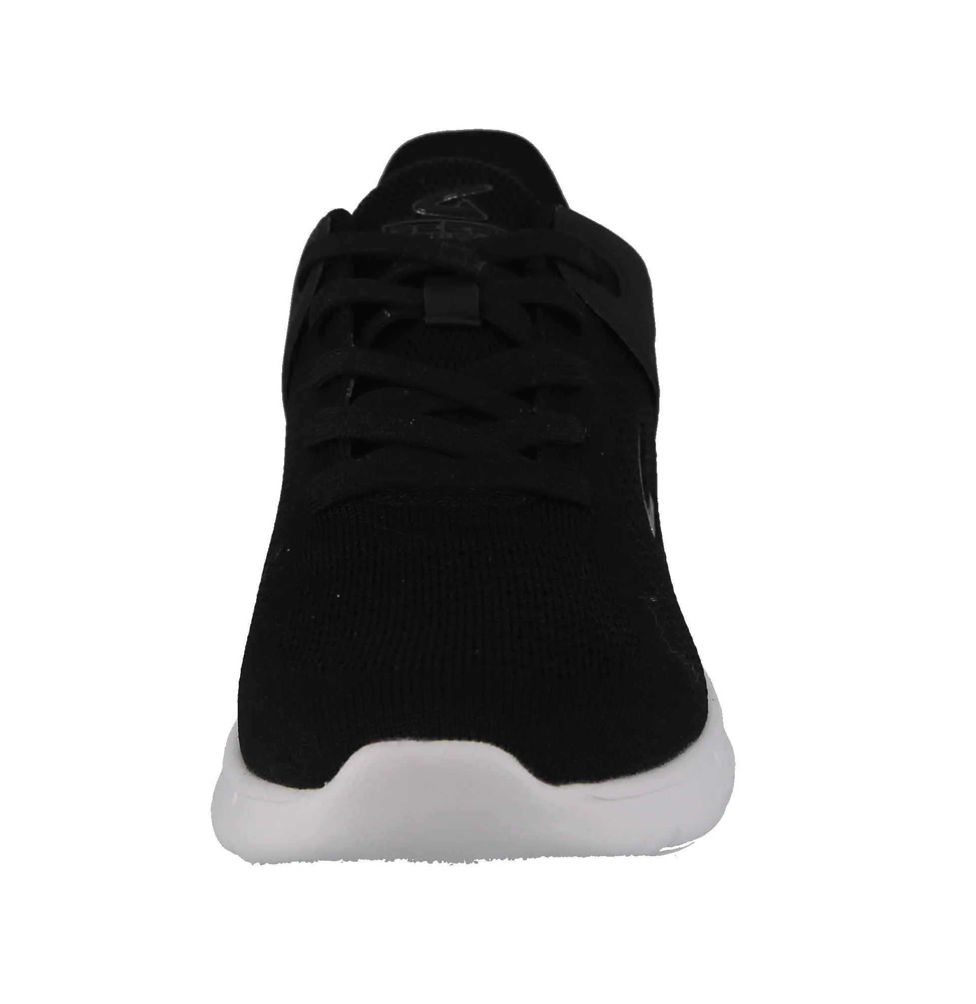 MEN'S SHOES BLACK MESH PU LEATHER TENNIS SNEAKERS 6507M