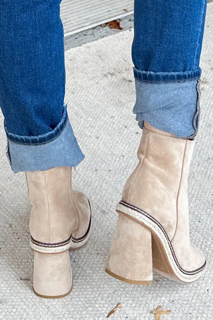 MIIM Shelby Platform Block Heel Ankle Boot