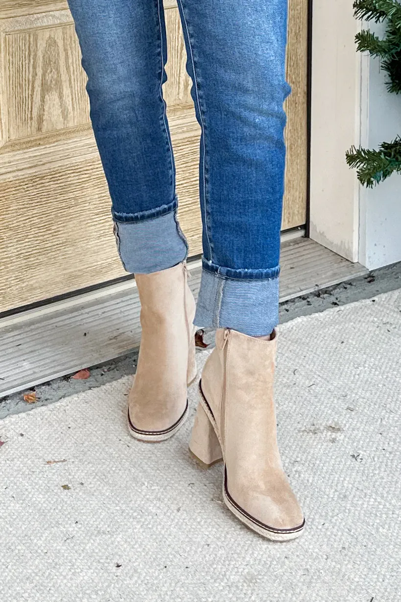 MIIM Shelby Platform Block Heel Ankle Boot