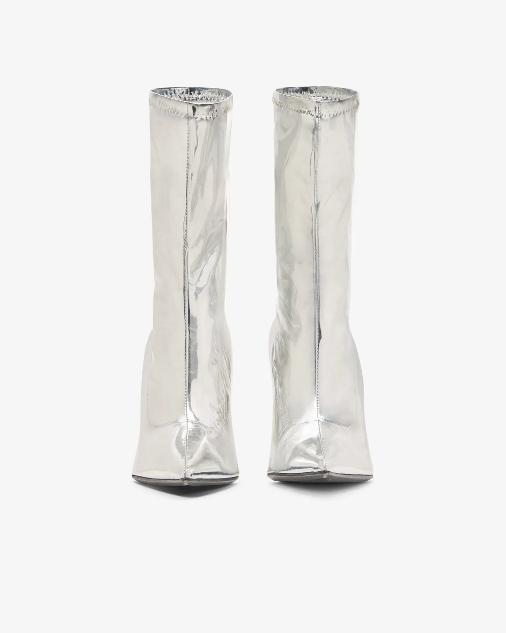 Morso Mirror Vinyl Ankle Boots