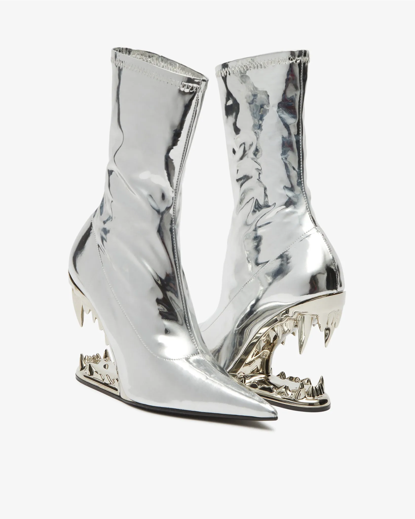 Morso Mirror Vinyl Ankle Boots