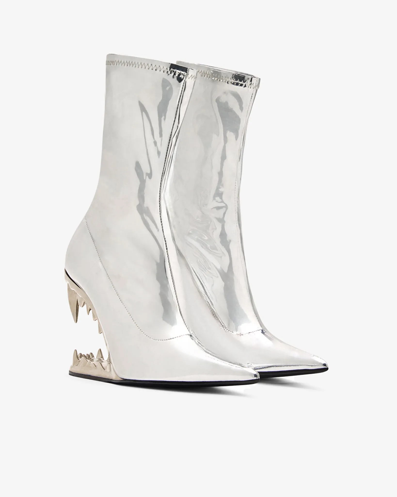 Morso Mirror Vinyl Ankle Boots