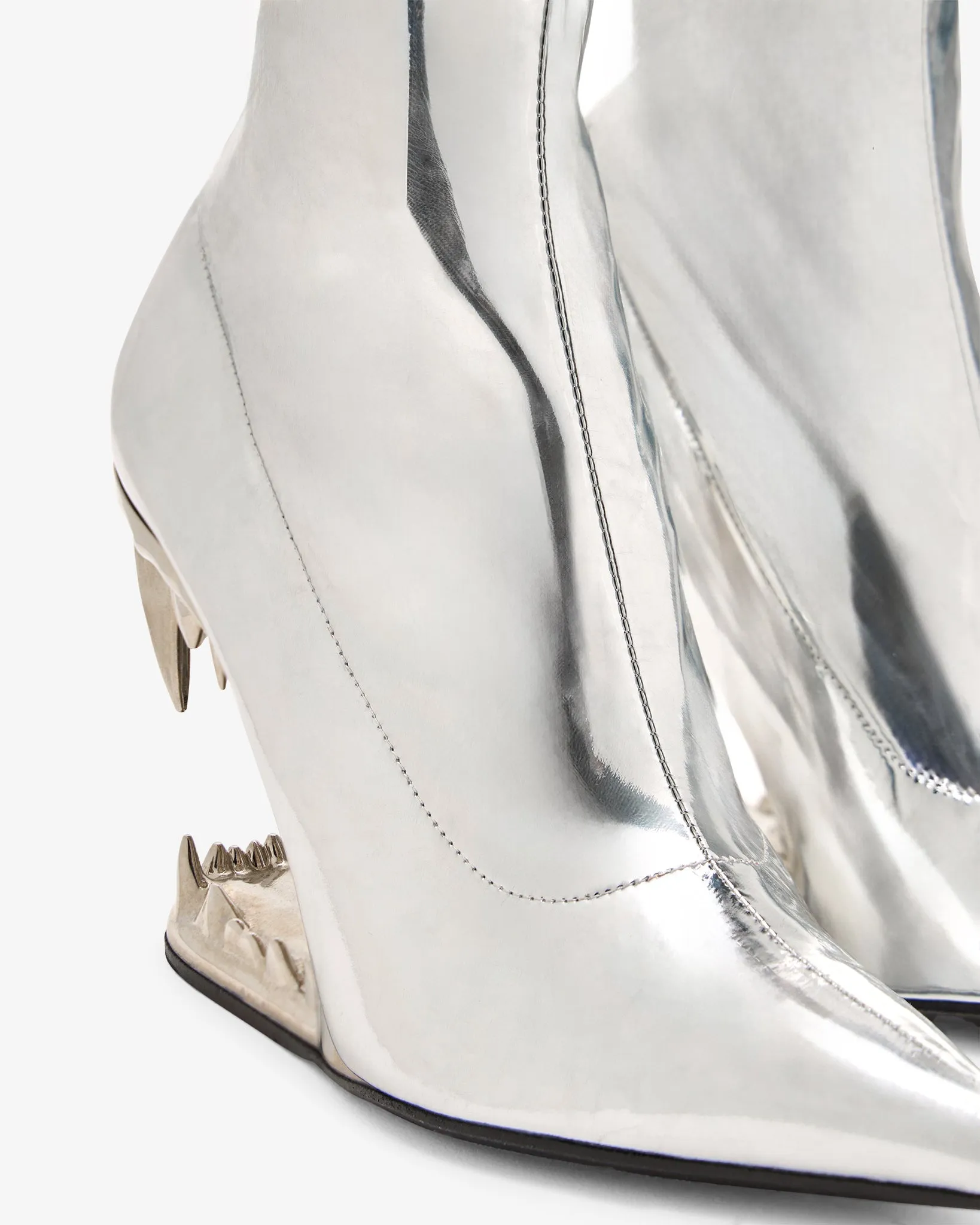 Morso Mirror Vinyl Ankle Boots