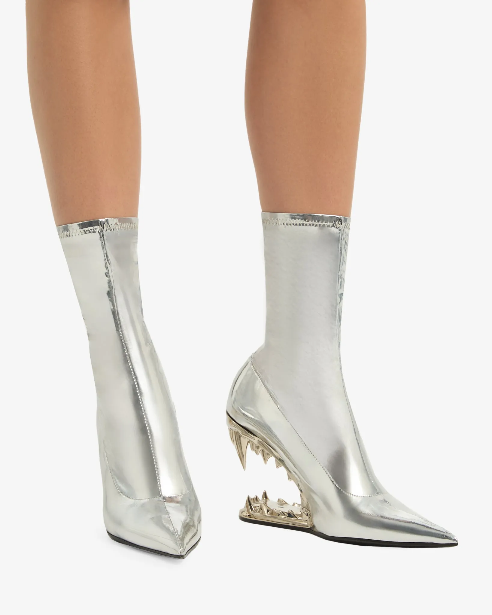 Morso Mirror Vinyl Ankle Boots