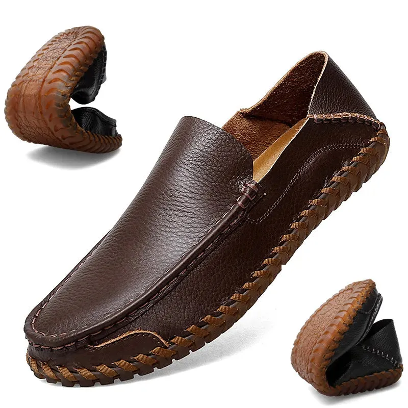 Napoli - Super stylische und bequeme Leder-Slipper für Herren