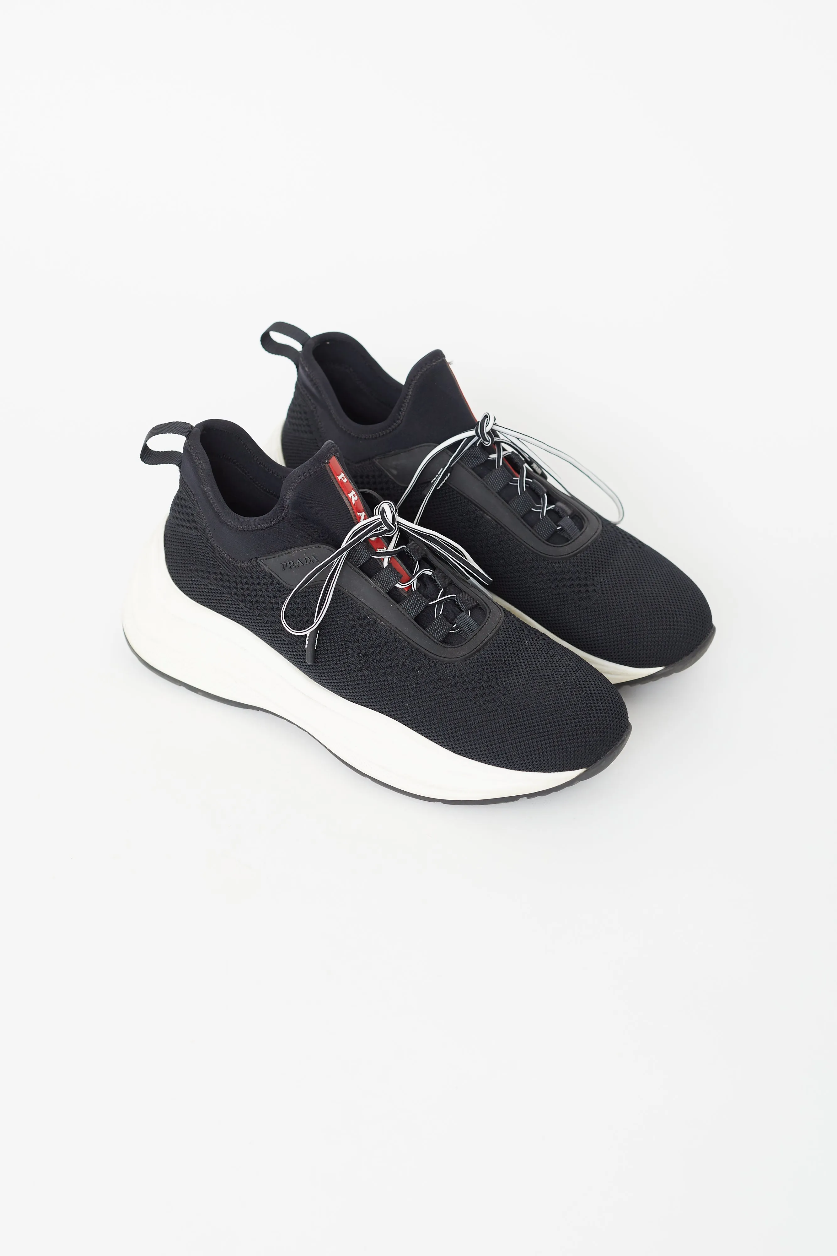 Navy Sock Knit Sneaker