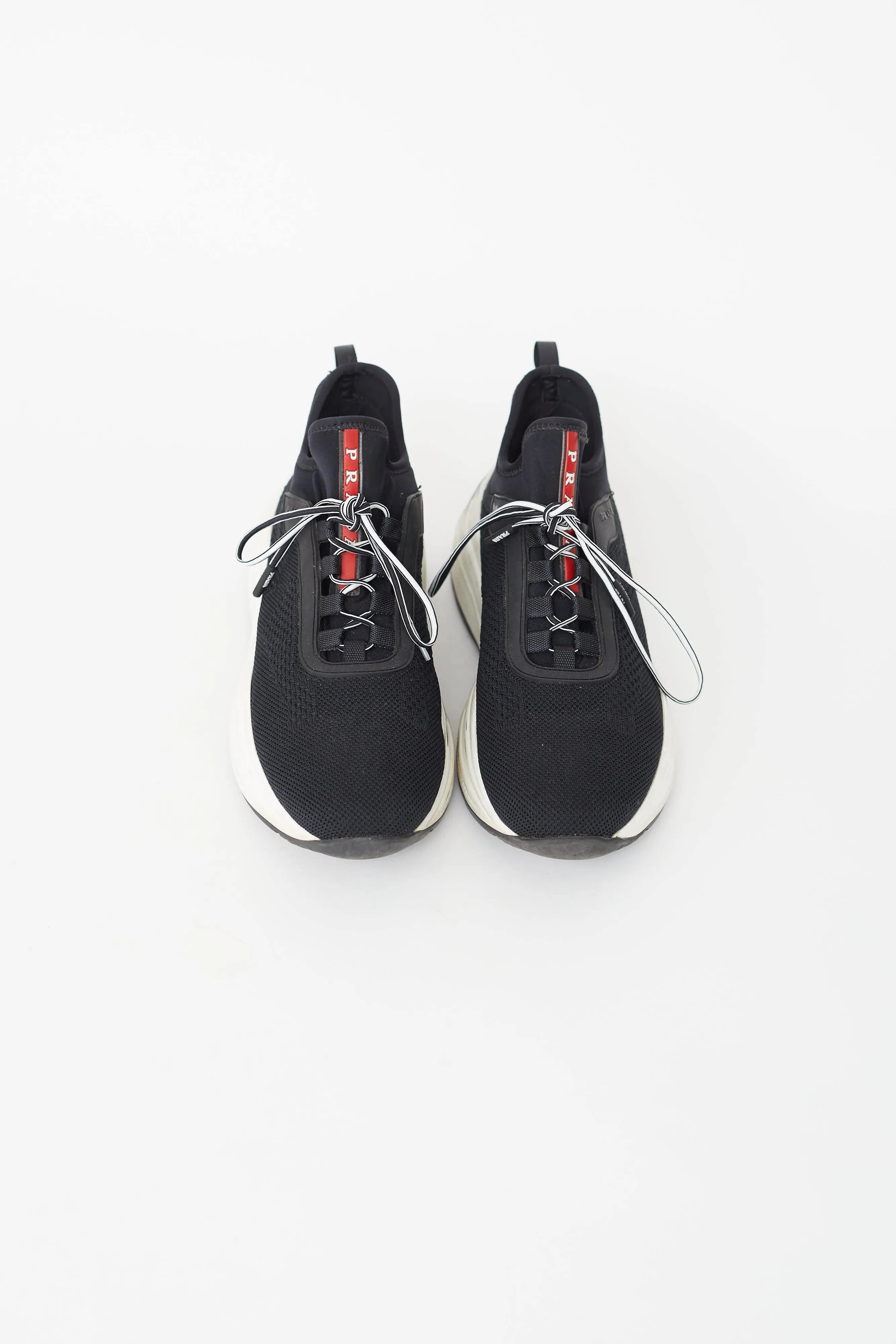 Navy Sock Knit Sneaker