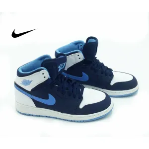 NIKE AIR JORDAN 1 RETRO HIGH OG BG CHRIS PAUL CP3 NAVY BLUE 705300-402 5Y