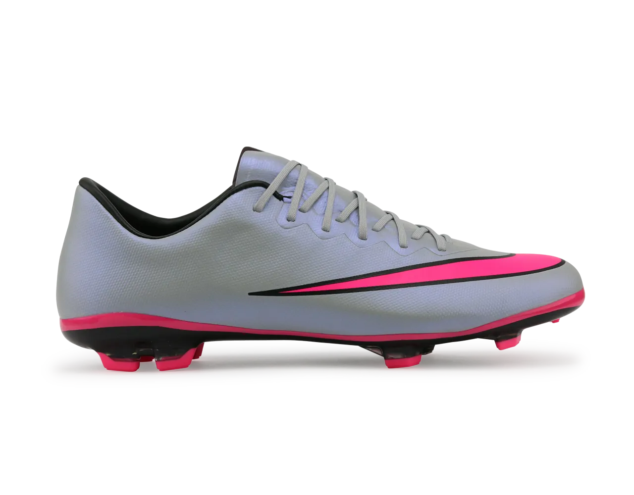 Nike Kids Mercurial Vapor X FG Wolf Grey/Vivid Pink/White