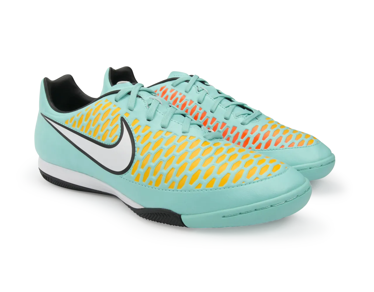 Nike Men's Magista Onda Indoor Soccer Shoes Hyper Turquoise/White/Laser Orange