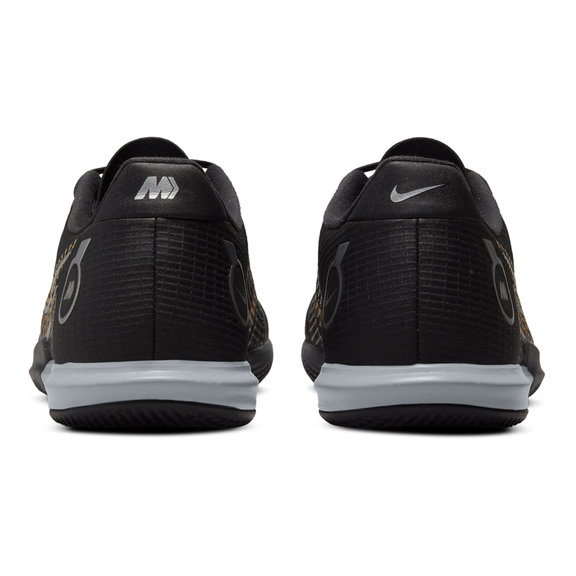Nike Mercurial Vapor 14 Academy IC Soccer Shoes - Black/MetallicGrey/MetallicGold