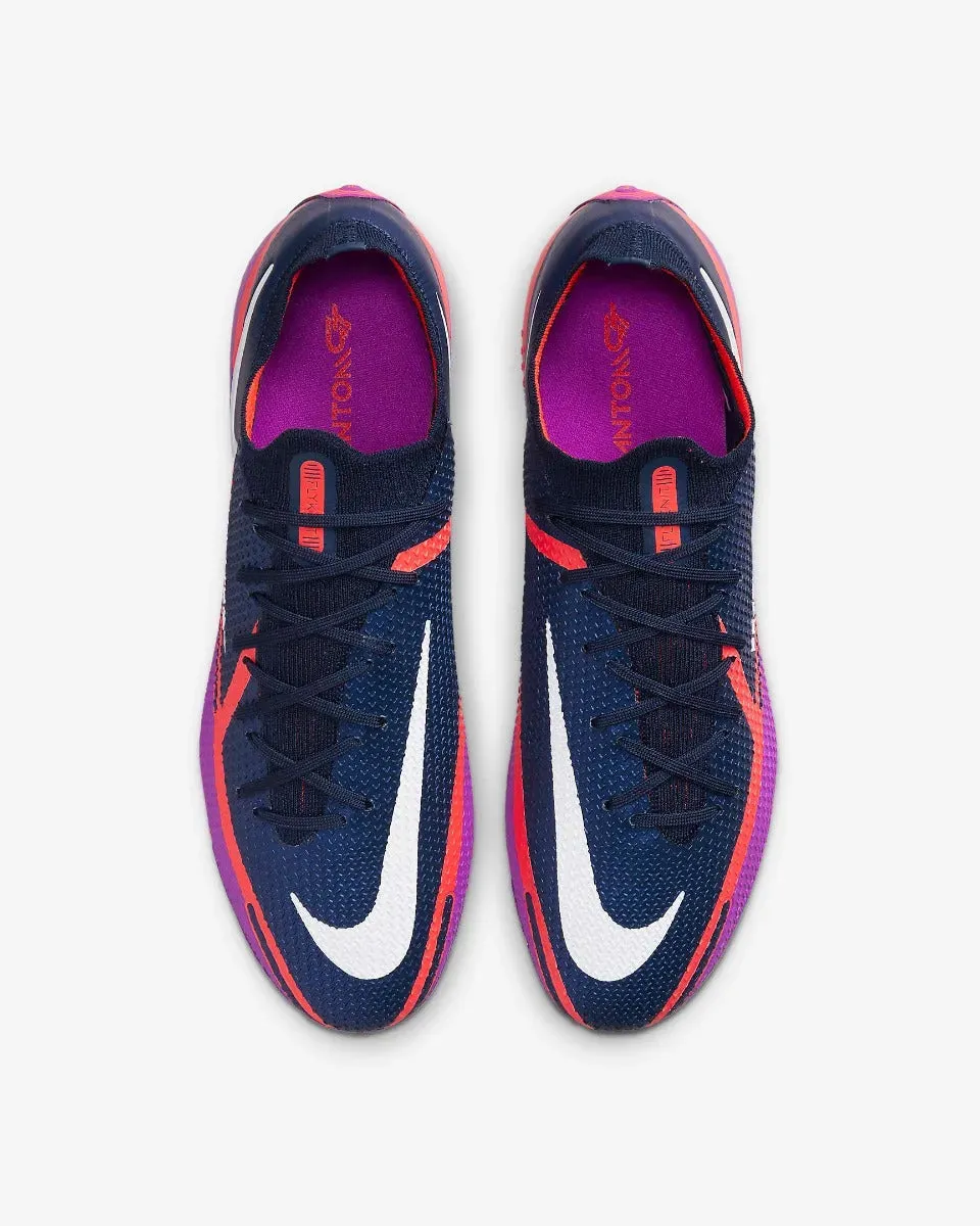 Nike Phantom GT2 Elite FG - Navy-Purple-Crimson