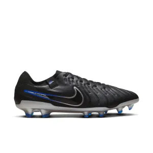 Nike Tiempo Legend 10 Pro FG Firm Ground Soccer Cleat - Black/Chrome/Hyper Royal