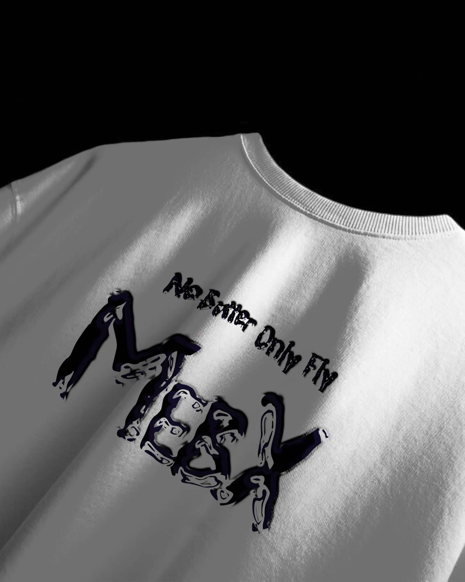 No Butter Only Fly Super HW Crew™:  White