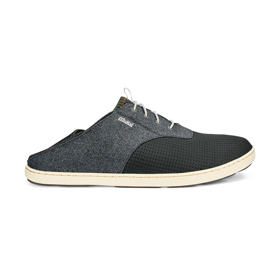 OluKai Men's Nohea Moku Dark Shadow/Dark Shadow