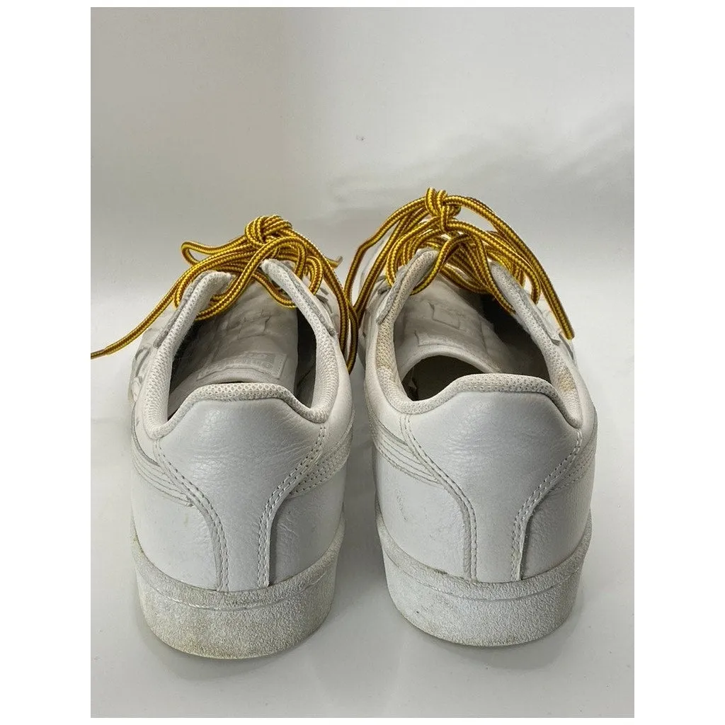 ONITSUKA TIGER Men's White GSM SD Lace-Up Perforated Round-Toe Sneakers SZ 11