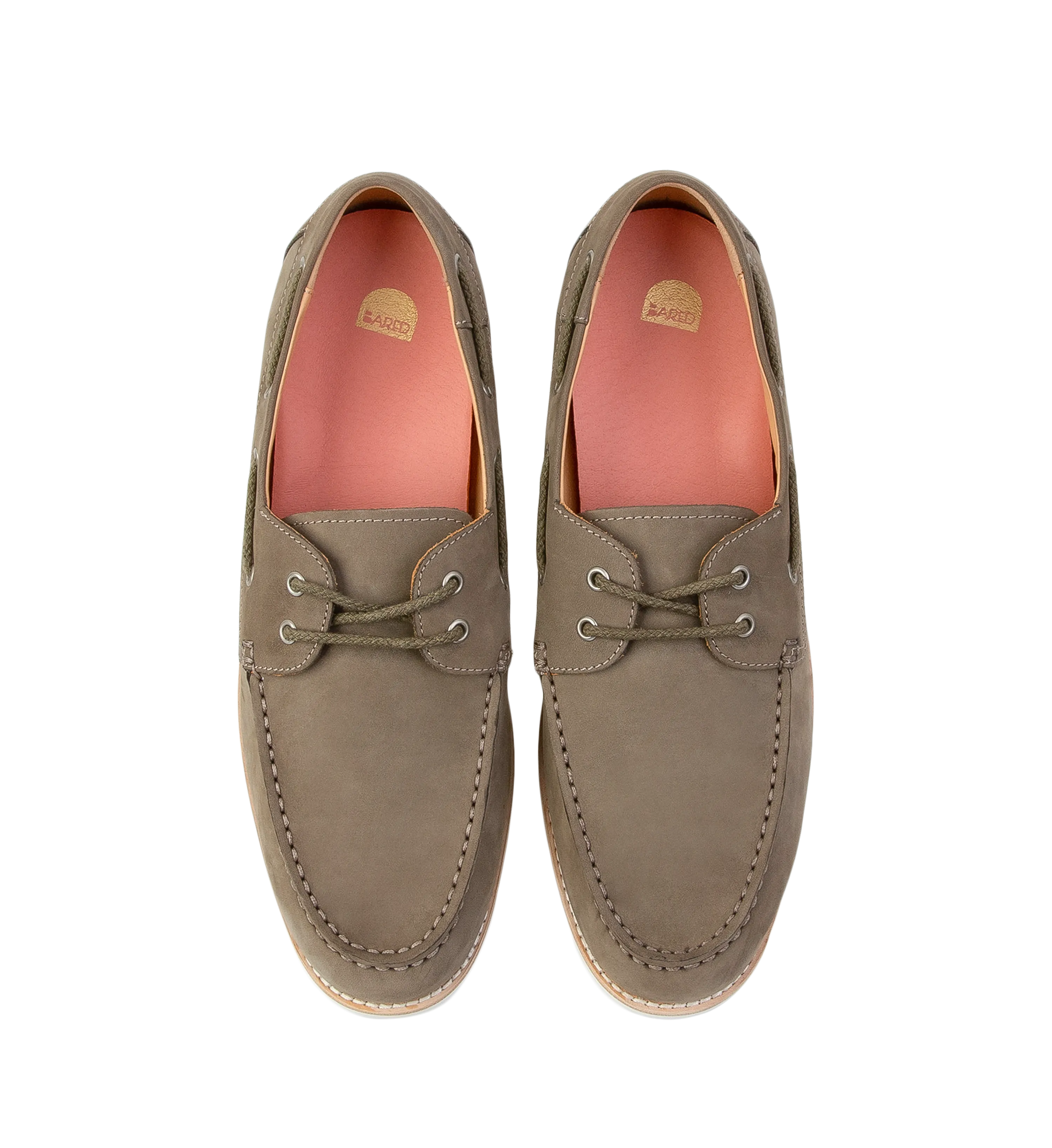 Polonium Charcoal Nubuck Boat Shoes